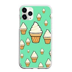 Чехол iPhone 11 Pro матовый Мороженое - Ice Cream Party, цвет: 3D-белый