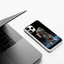 Чехол iPhone 11 Pro матовый NPC GEARS OF WAR Z, цвет: 3D-белый — фото 2