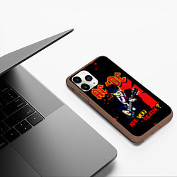 Чехол iPhone 11 Pro матовый ARE YOU REDY? ACDC, цвет: 3D-коричневый — фото 2