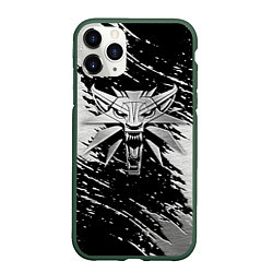 Чехол iPhone 11 Pro матовый THE WITCHER LOGO STEEL