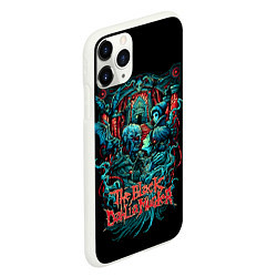 Чехол iPhone 11 Pro матовый The Black Dahlia Murder, цвет: 3D-белый — фото 2