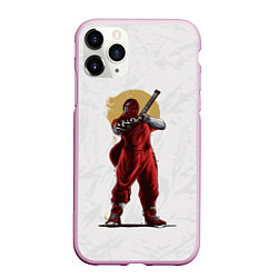 Чехол iPhone 11 Pro матовый MICK THOMSON SLIPKNOT СЛИПКНОТ Z, цвет: 3D-розовый
