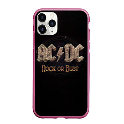 Чехол iPhone 11 Pro матовый ACDC Rock or Bust