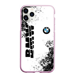 Чехол iPhone 11 Pro матовый BMW БМВ РАЗРЕЗАННОЕ ЛОГО