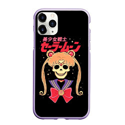Чехол iPhone 11 Pro матовый Сейлор Мун, цвет: 3D-светло-сиреневый