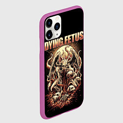 Чехол iPhone 11 Pro матовый Dying Fetus, цвет: 3D-фиолетовый — фото 2