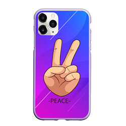 Чехол iPhone 11 Pro матовый ВСЕМ МИР PEACE Z