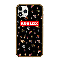 Чехол iPhone 11 Pro матовый ROBLOX PATTERN РОБЛОКС Z