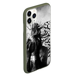 Чехол iPhone 11 Pro матовый Ghostemane, цвет: 3D-темно-зеленый — фото 2