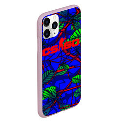 Чехол iPhone 11 Pro матовый FAMAS Ghost Insects, цвет: 3D-розовый — фото 2