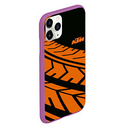 Чехол iPhone 11 Pro матовый ORANGE KTM КТМ Z, цвет: 3D-фиолетовый — фото 2