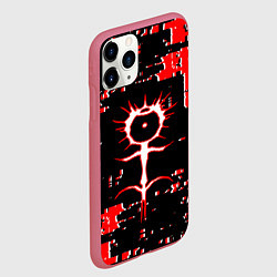 Чехол iPhone 11 Pro матовый GHOSTEMANE, цвет: 3D-малиновый — фото 2