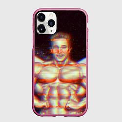 Чехол iPhone 11 Pro матовый Gachimuchi GYM, цвет: 3D-малиновый