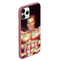 Чехол iPhone 11 Pro матовый Gachimuchi GYM, цвет: 3D-малиновый — фото 2