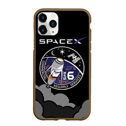 Чехол iPhone 11 Pro матовый Space X