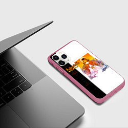 Чехол iPhone 11 Pro матовый Labyrinth - David Bowie, цвет: 3D-малиновый — фото 2