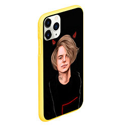 Чехол iPhone 11 Pro матовый Devil Pharaoh, цвет: 3D-желтый — фото 2