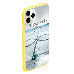 Чехол iPhone 11 Pro матовый Infinite - Deep Purple, цвет: 3D-желтый — фото 2