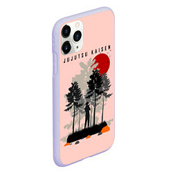 Чехол iPhone 11 Pro матовый Fushiguro Megumi Jujutsu Kaisen, цвет: 3D-светло-сиреневый — фото 2