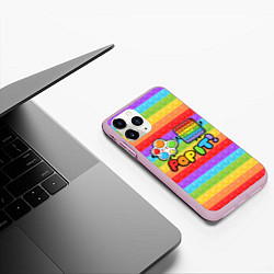 Чехол iPhone 11 Pro матовый POP IT - SIMPLE DIMPL, цвет: 3D-розовый — фото 2