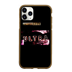 Чехол iPhone 11 Pro матовый Ultra - Depeche Mode, цвет: 3D-коричневый