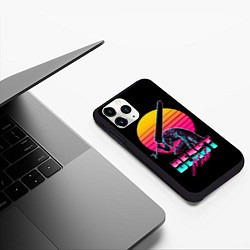 Чехол iPhone 11 Pro матовый Берсерк неон, цвет: 3D-черный — фото 2
