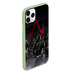 Чехол iPhone 11 Pro матовый All Assassins, цвет: 3D-салатовый — фото 2