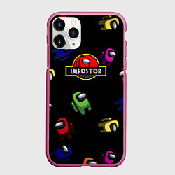 Чехол iPhone 11 Pro матовый Among Us Impostor