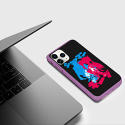Чехол iPhone 11 Pro матовый Шаманы в деле, цвет: 3D-фиолетовый — фото 2