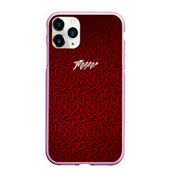 Чехол iPhone 11 Pro матовый Chili Pepper, цвет: 3D-розовый