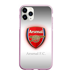 Чехол iPhone 11 Pro матовый F C Arsenal, цвет: 3D-розовый