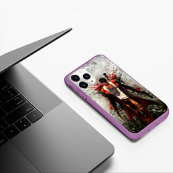 Чехол iPhone 11 Pro матовый Dante Definitive W, цвет: 3D-фиолетовый — фото 2