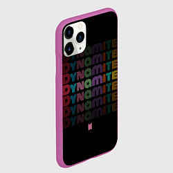 Чехол iPhone 11 Pro матовый DYNAMITE BTS, цвет: 3D-фиолетовый — фото 2