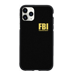 Чехол iPhone 11 Pro матовый FBI Female Body Inspector, цвет: 3D-черный