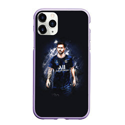 Чехол iPhone 11 Pro матовый Lionel Messi Paris Saint-Germain