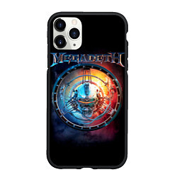 Чехол iPhone 11 Pro матовый Megadeth, Super Collider, цвет: 3D-черный