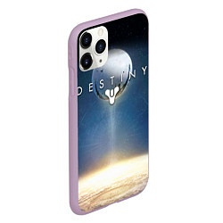 Чехол iPhone 11 Pro матовый ДЕСТИНИ 2 ЗЕМЛЯ ПОД ЗАЩИТОЙ СТРАНИКА, цвет: 3D-сиреневый — фото 2