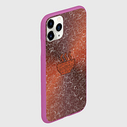 Чехол iPhone 11 Pro матовый Горячее блюдо на фоне АПВ 8 4 2 9, цвет: 3D-фиолетовый — фото 2