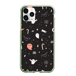 Чехол iPhone 11 Pro матовый Halloween Dark