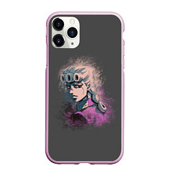 Чехол iPhone 11 Pro матовый Giorno Giovanna Paints, цвет: 3D-розовый