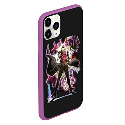 Чехол iPhone 11 Pro матовый Джотаро Куджо Джо Джо, цвет: 3D-фиолетовый — фото 2
