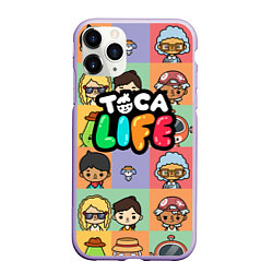 Чехол iPhone 11 Pro матовый Toca Life: Faces