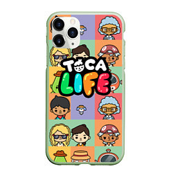 Чехол iPhone 11 Pro матовый Toca Life: Faces