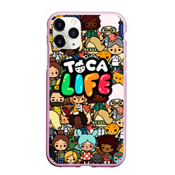 Чехол iPhone 11 Pro матовый Toca Life: Persons, цвет: 3D-розовый