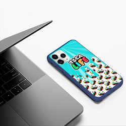 Чехол iPhone 11 Pro матовый TOGA LIFE, цвет: 3D-тёмно-синий — фото 2