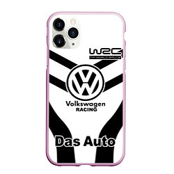 Чехол iPhone 11 Pro матовый Volkswagen Das Auto, цвет: 3D-розовый