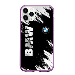 Чехол iPhone 11 Pro матовый BMW GRUNGE БМВ ГРАНЖ, цвет: 3D-фиолетовый