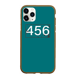 Чехол iPhone 11 Pro матовый Игрок в кальмара 456