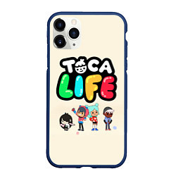Чехол iPhone 11 Pro матовый Toca Life: Persons, цвет: 3D-тёмно-синий