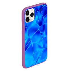 Чехол iPhone 11 Pro матовый Ice Under Water, цвет: 3D-фиолетовый — фото 2